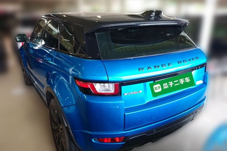 Used Land Rover Range Evoque 2018 240 PS Dream Lotus Lake Blue Limited Edition Rear Left 45 Deg