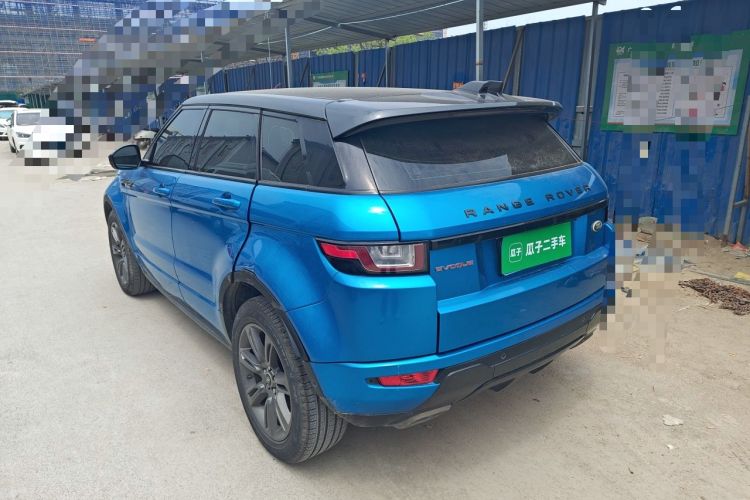 Used Land Rover Range Evoque 2018 240 PS Dream Lotus Lake Blue Limited Edition Rear Left 45 Deg