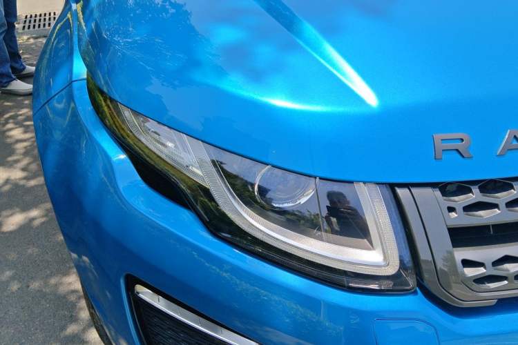 Used Land Rover Range Evoque 2018 240 PS Dream Lotus Lake Blue Limited Edition Right Front Headlight