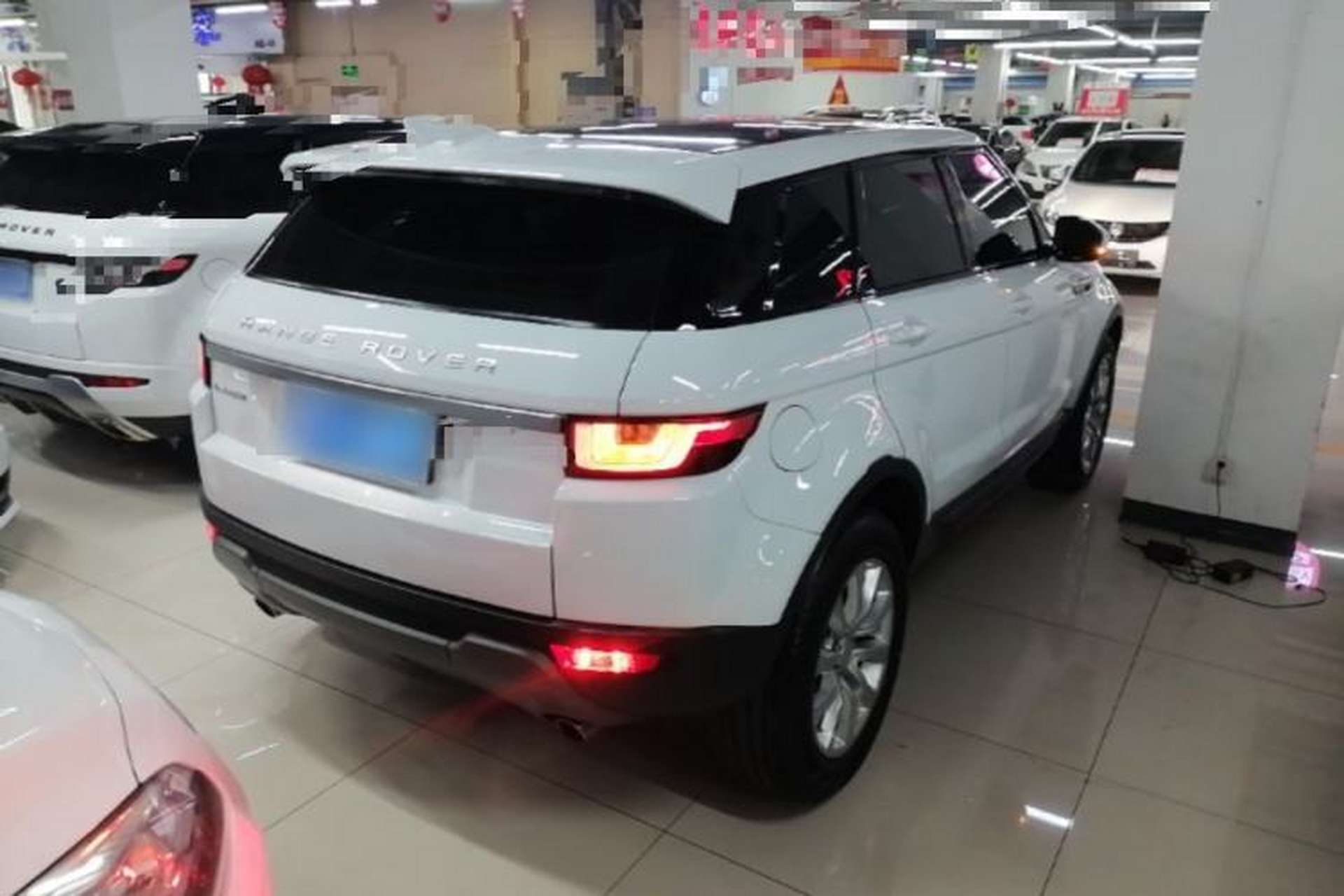 Used Land Rover Range Evoque 2018 240PS PURE Style Edition Rear Right 45 Deg