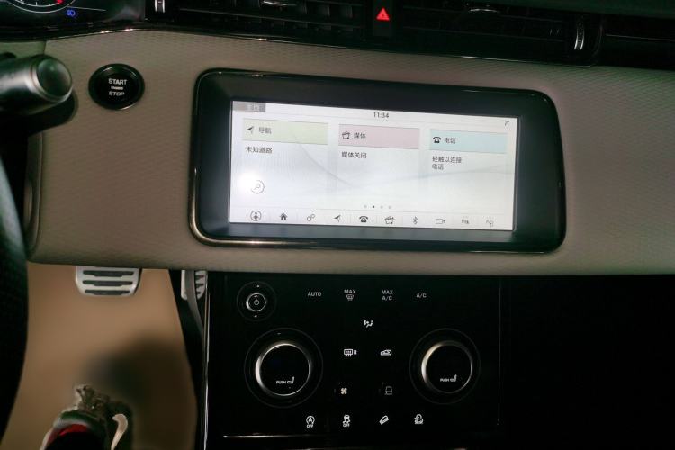 Used Land Rover Range Evoque 2020 249 PS R-DYNAMIC S Sport Edition Audio And AC Panel