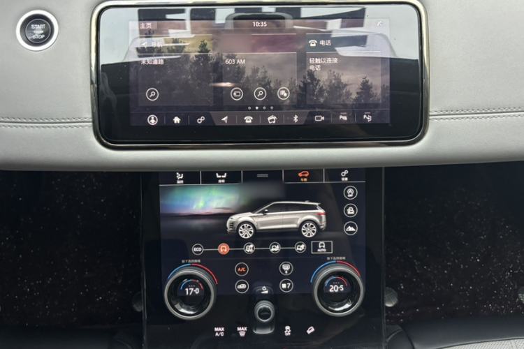 Used Land Rover Range Evoque 2020 249 PS R-DYNAMIC SE Sport Technology Edition Audio And AC Panel