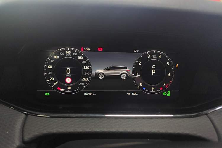 Used Land Rover Range Evoque 2020 249 PS R-DYNAMIC S Black Edition Sport Version Instrument Cluster