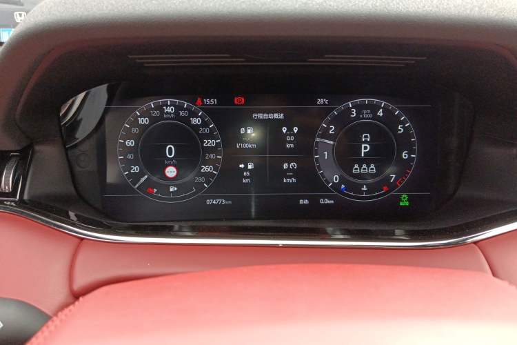 Used Land Rover Range Evoque 2020 249 PS R-DYNAMIC SE Sport Technology Edition Instrument Cluster