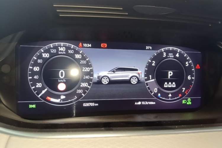 Used Land Rover Range Evoque 2020 249 PS Youth Edition Instrument Cluster