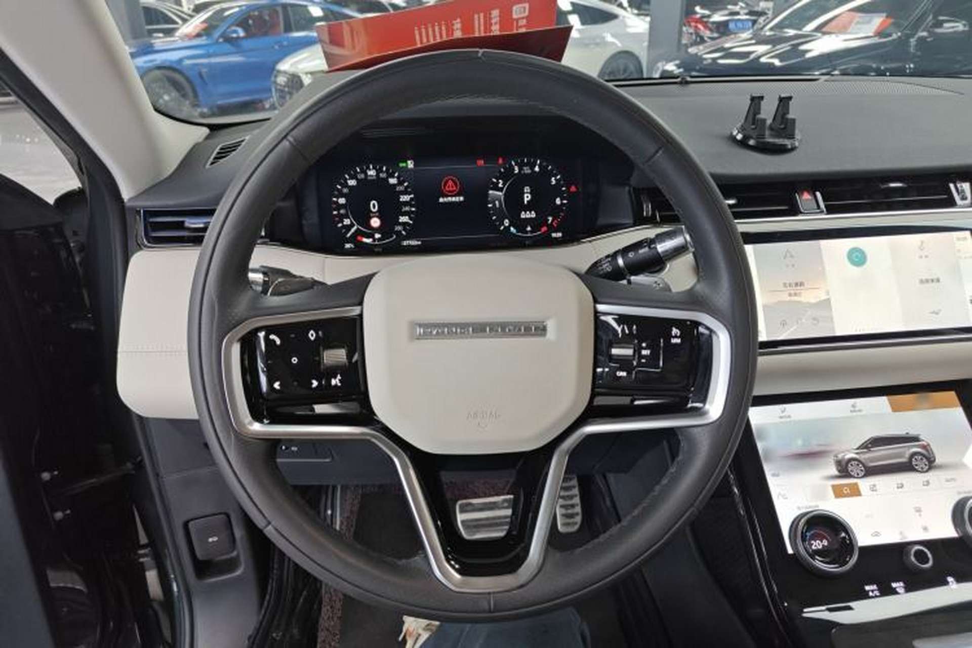 Used Land Rover Range Evoque 2021 Range Rover Velar L 249PS R-Dynamic First Edition Steering Wheel