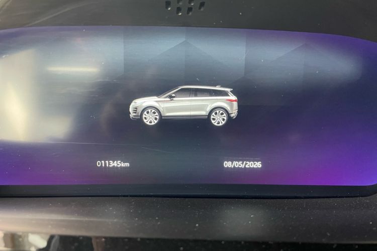 Used Land Rover Range Evoque 2021 Range Rover Velar 249 PS R-Dynamic S Performance Edition Odometer Close Up