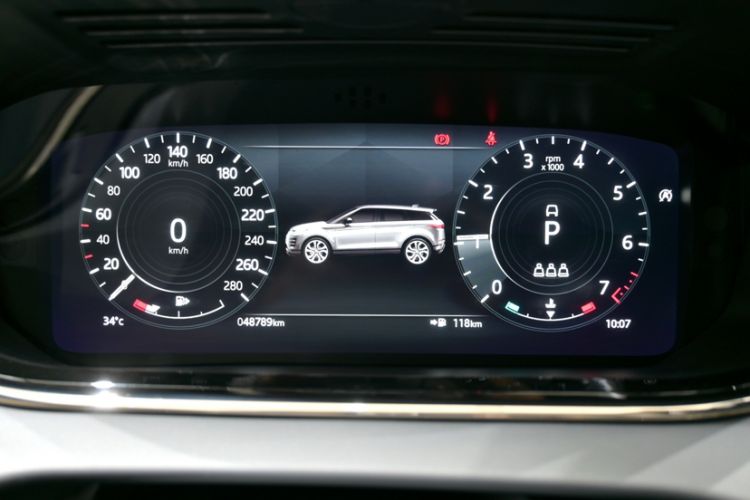 Used Land Rover Range Evoque 2022 Aurora L 249 PS R-Dynamic Collins Antique Bronze Special Edition Odometer Close Up