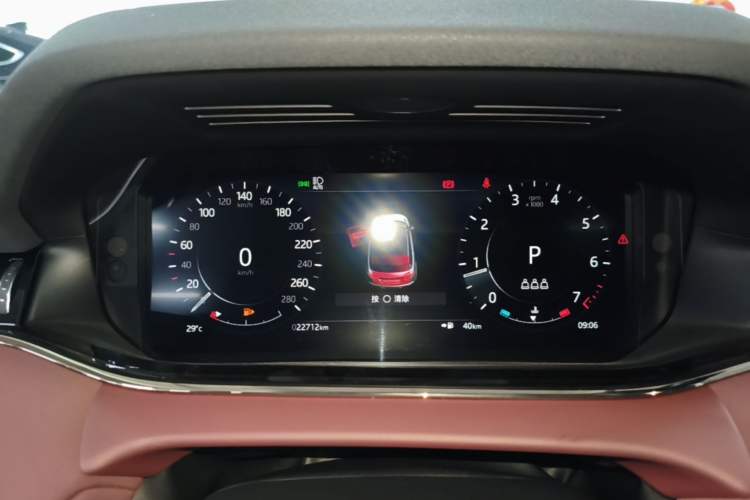Used Land Rover Range Evoque 2022 Facelifted Aurora L 249 PS R-Dynamic Luxury Edition Instrument Cluster