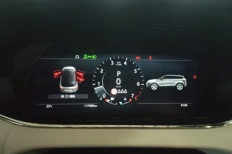 Used Land Rover Range Evoque 2022 Facelifted Aurora L 249 PS R-Dynamic Luxury Edition Instrument Cluster