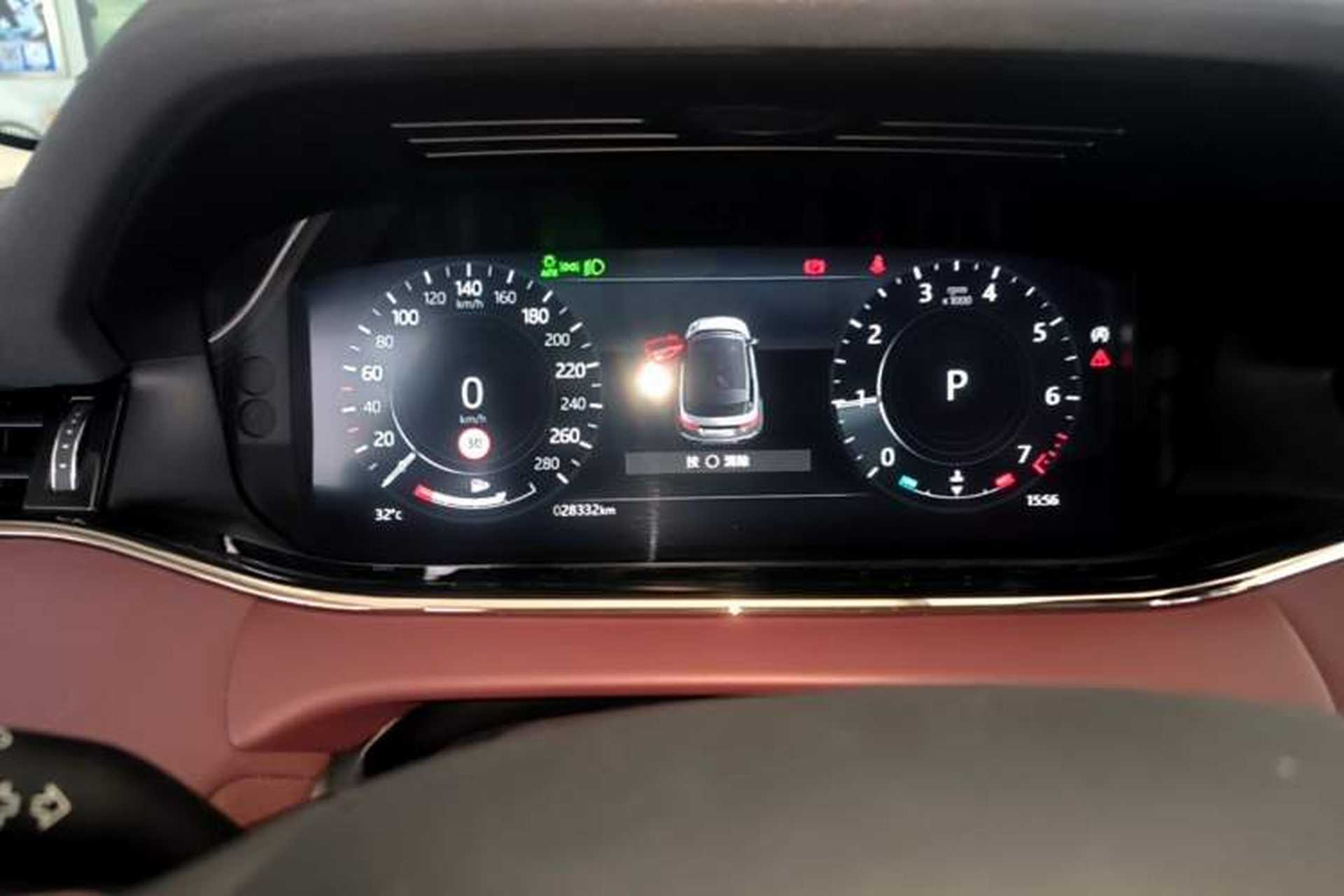 Used Land Rover Range Evoque 2022 Facelifted Aurora L 249 PS R-Dynamic Luxury Edition Instrument Cluster