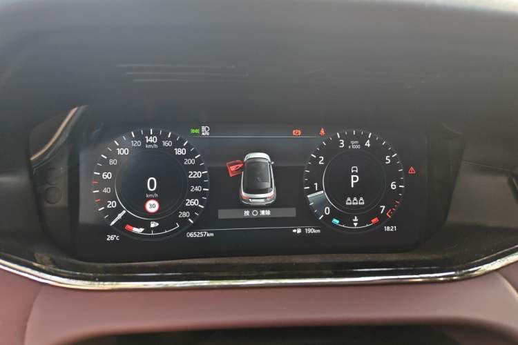 Used Land Rover Range Evoque 2022 Facelifted Aurora L 249 PS R-Dynamic Luxury Edition Instrument Cluster