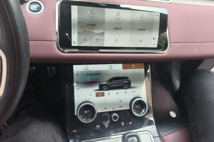 Used Land Rover Range Evoque 2022 Facelifted Aurora L 249 PS R-Dynamic Luxury Edition Audio And AC Panel