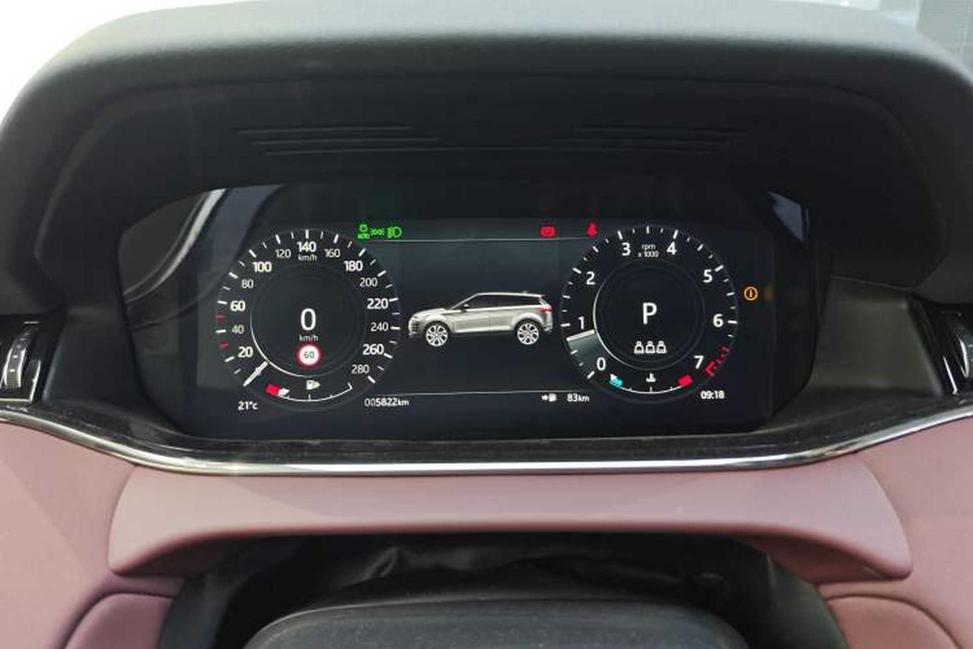 Used Land Rover Range Evoque 2022 Aurora L 249 PS R-Dynamic Luxury Edition Instrument Cluster