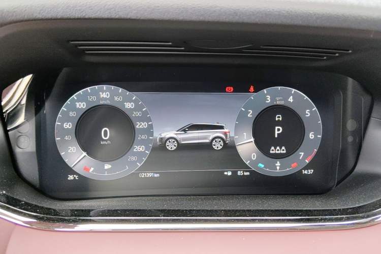 Used Land Rover Range Evoque 2023 Aurora L 249 PS Collins Antique Bronze Special Edition Instrument Cluster