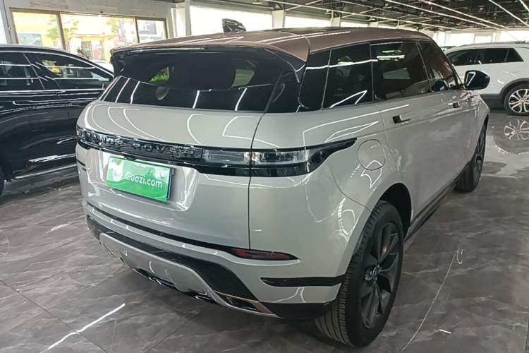 Used Land Rover Range Evoque 2023 Aurora L 249 PS Collins Antique Bronze Special Edition Rear Right 45 Deg