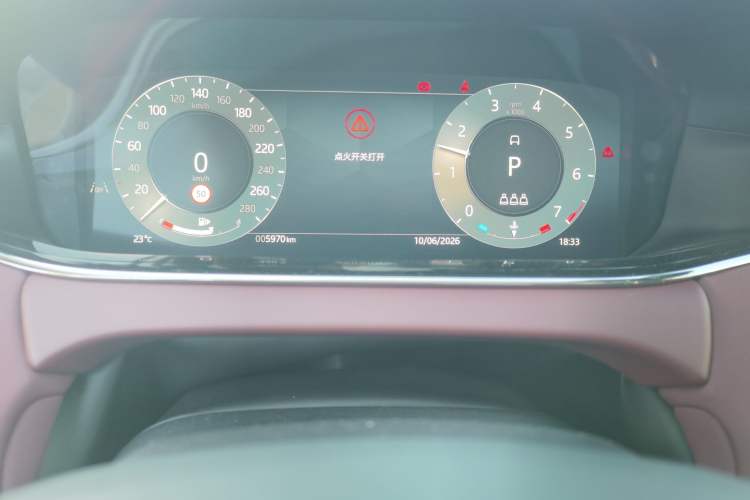 Used Land Rover Range Evoque 2026 Model Range Rover Velar L SE Odometer Close Up