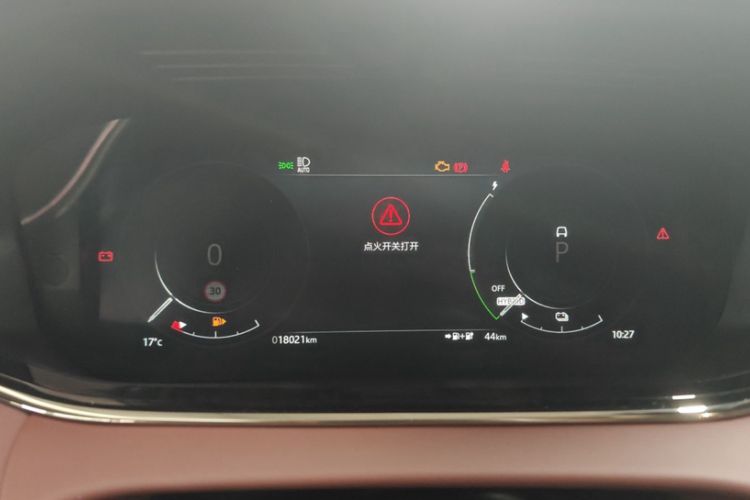 Used Land Rover Range Evoque New Energy 2022 Aurora L P300e Plug-in Hybrid Electric Version Odometer Close Up