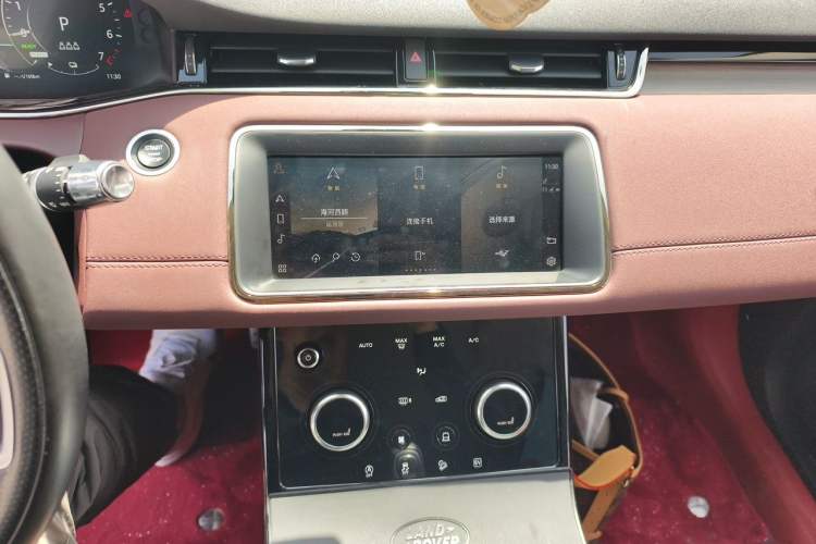 Used Land Rover Range Evoque New Energy 2022 Aurora L P300e Plug-in Hybrid Electric Version Audio And AC Panel