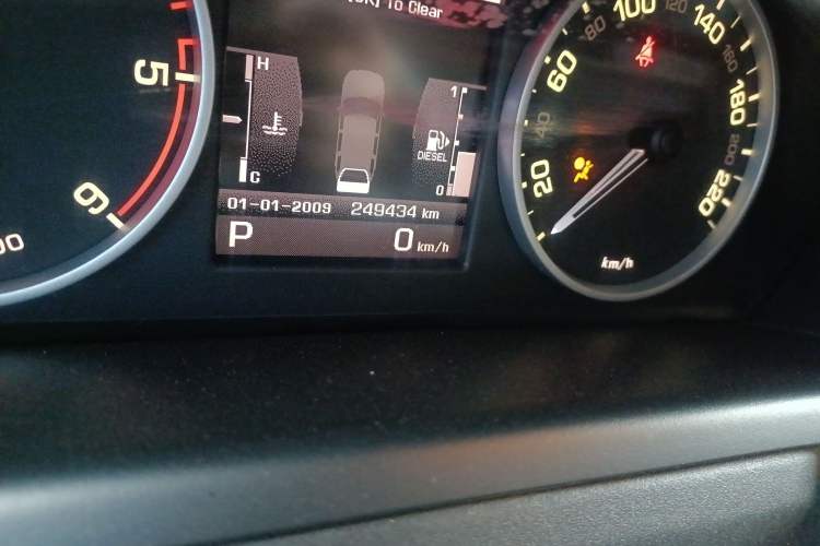 Used Land Rover Range Sport 2010 3.0 TDV6 HSE Diesel Edition Odometer Close Up