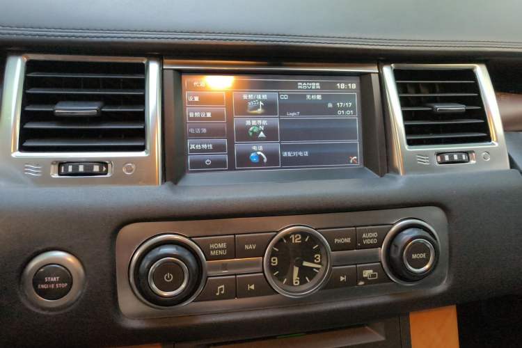 Used Land Rover Range Sport 2010 5.0 SC V8 HSE Audio And AC Panel