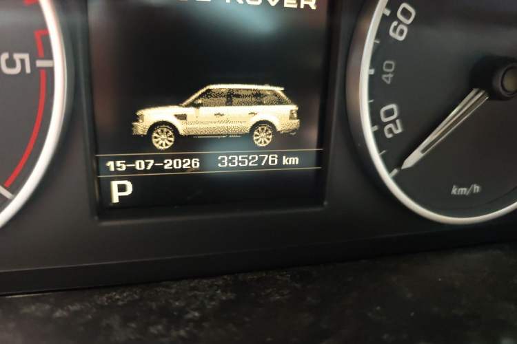 Used Land Rover Range Sport 2012 3.0 TDV6 HSE Diesel Edition Odometer Close Up