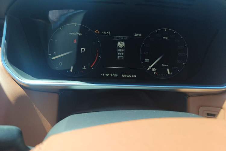 Used Land Rover Range Sport 2014 3.0 SC V6 Fēngshàng Chuàngshì Edition Odometer Close Up