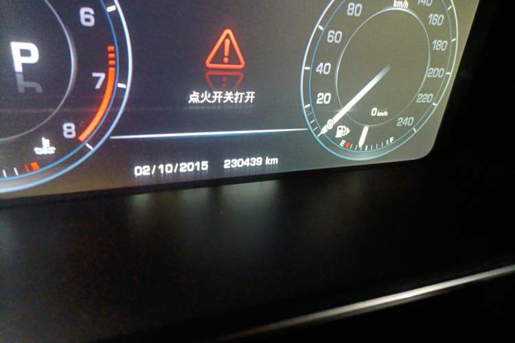 Used Land Rover Range Sport 2014 3.0 SC V6 HSE DYNAMIC Odometer Close Up