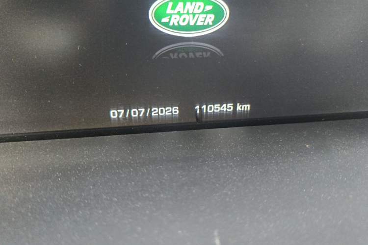 Used Land Rover Range Sport 2014 3.0 SC V6 HSE Odometer Close Up