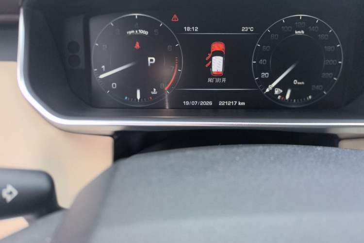 Used Land Rover Range Sport 2014 3.0 SC V6 Fēngshàng Chuàngshì Edition Odometer Close Up