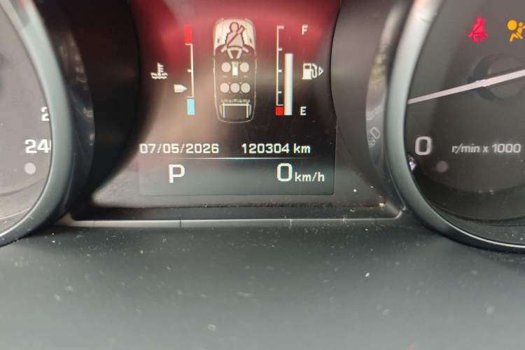 Used Land Rover Range Sport  Odometer Close Up