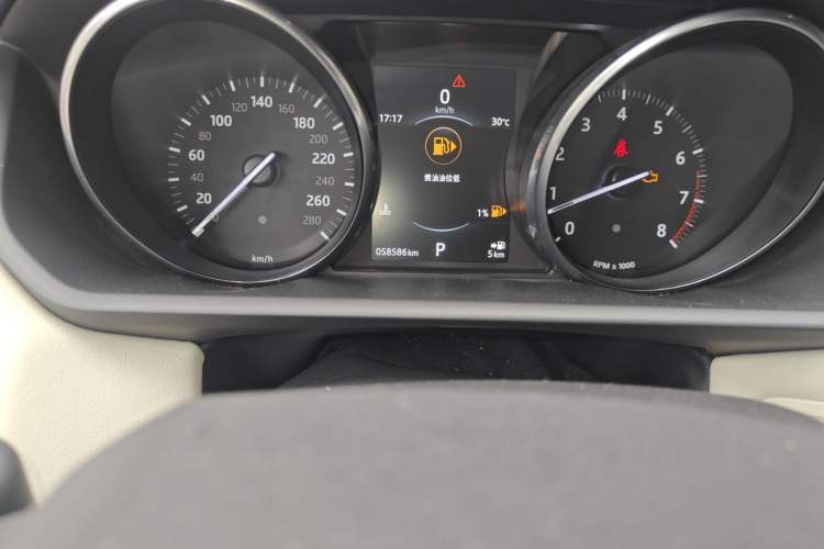 Used Land Rover Range Sport  Odometer Close Up