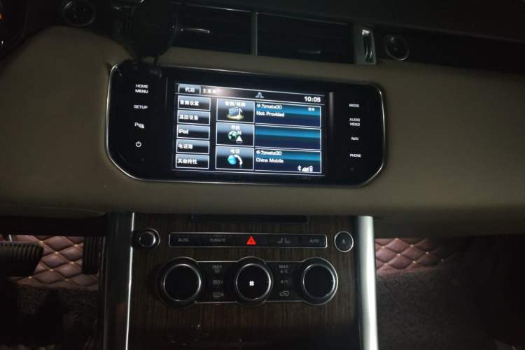 Used Land Rover Range Sport 2015 3.0 SC V6 HSE Audio And AC Panel
