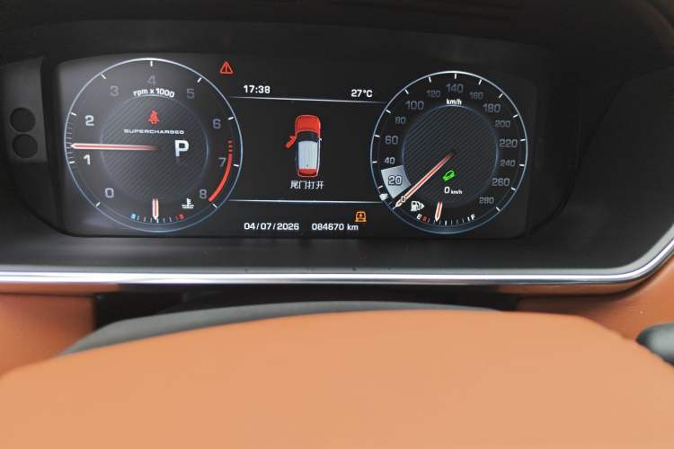 Used Land Rover Range Sport  Odometer Close Up