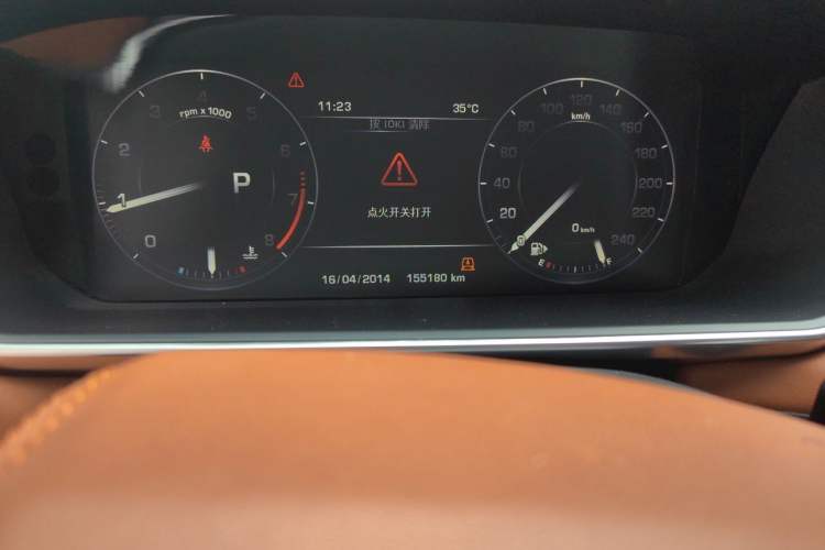 Used Land Rover Range Sport  Odometer Close Up