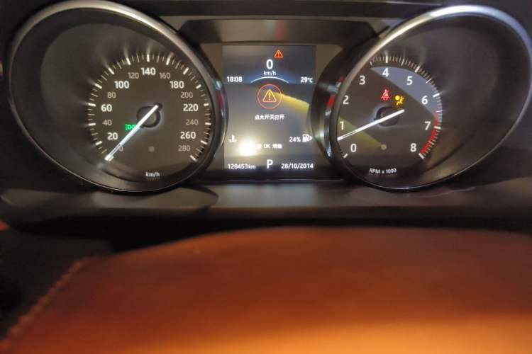 Used Land Rover Range Sport  Odometer Close Up