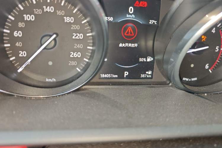 Used Land Rover Range Sport  Odometer Close Up