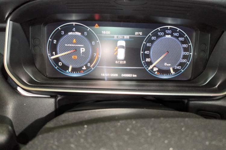 Used Land Rover Range Sport  Odometer Close Up