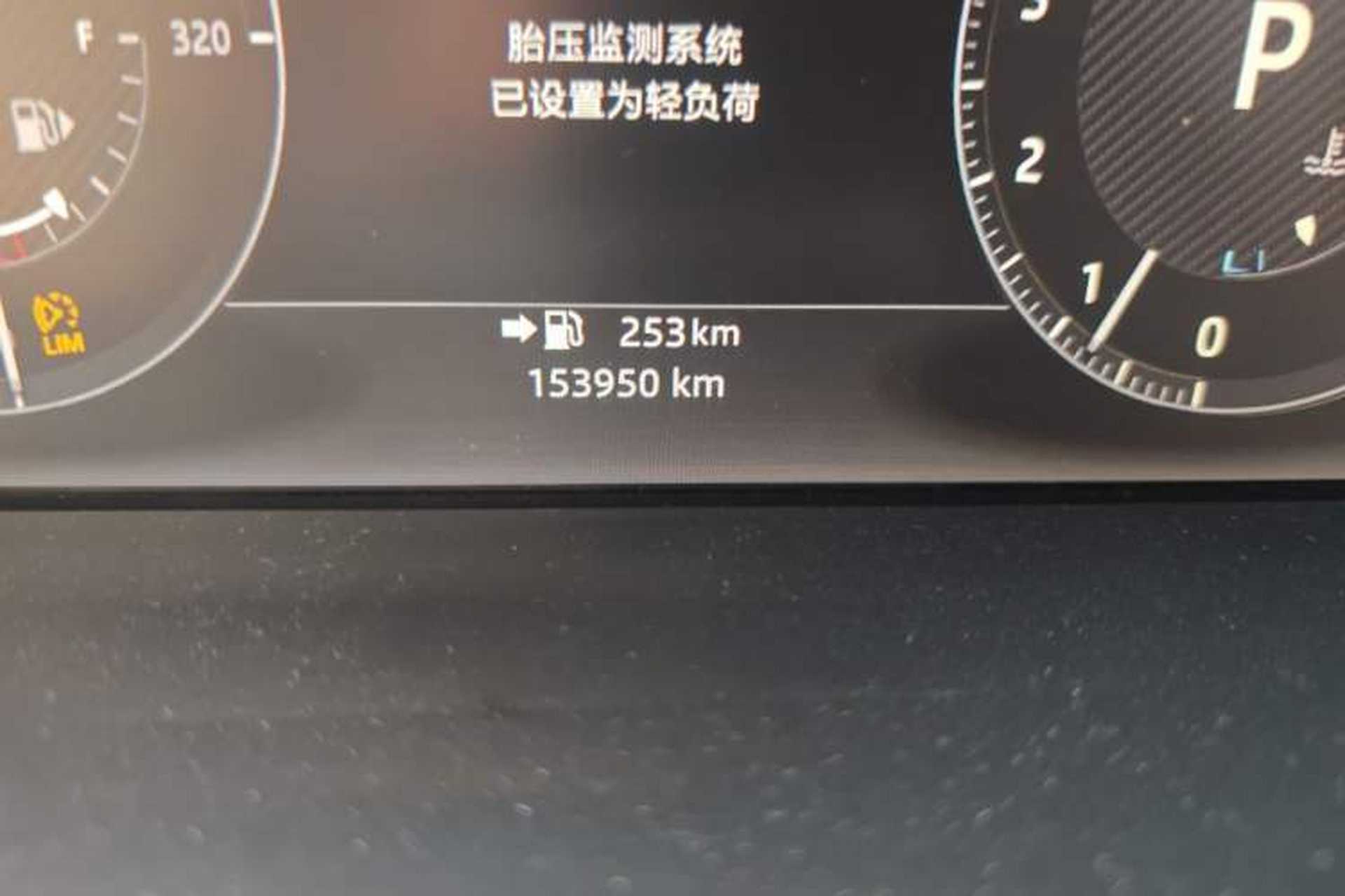 Used Land Rover Range Sport  Odometer Close Up