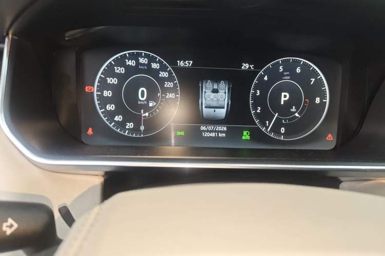 Used Land Rover Range Sport 2017 3.0 SC V6 FENGSHANG ChuanShi Edition DYNAMIC Odometer Close Up