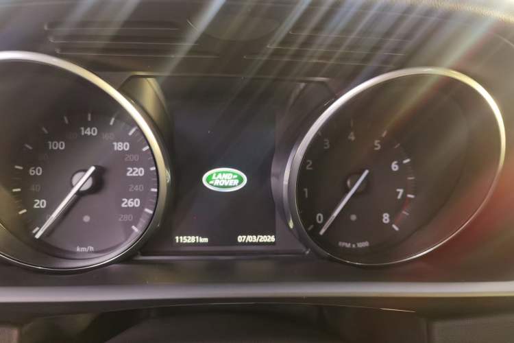 Used Land Rover Range Sport 2017 3.0 SC V6 HSE Odometer Close Up