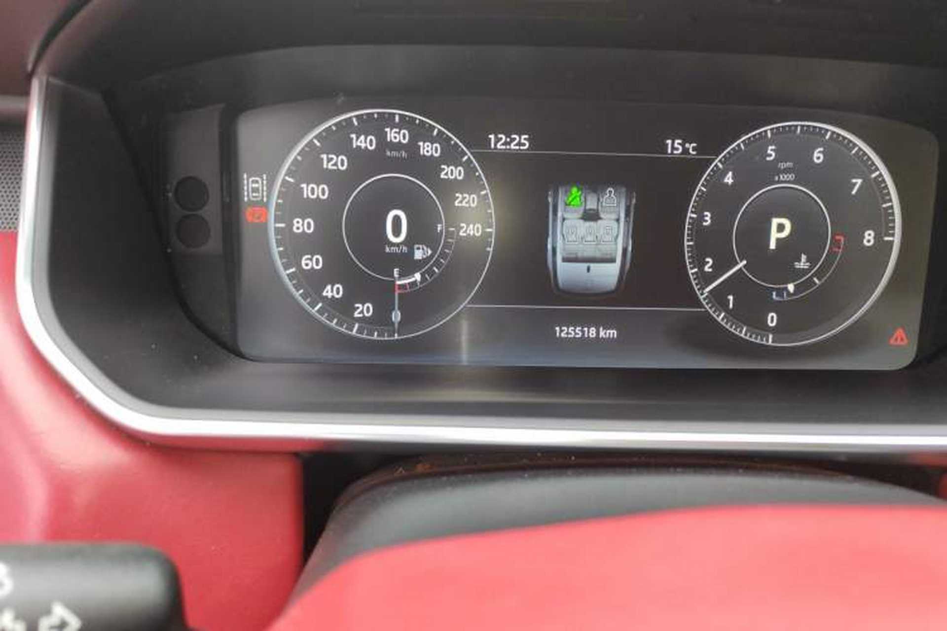 Used Land Rover Range Sport  Odometer Close Up