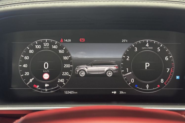 Used Land Rover Range Sport 2018 3.0 SC V6 Fēngshàng Chuàngshì Edition DYNAMIC Odometer Close Up