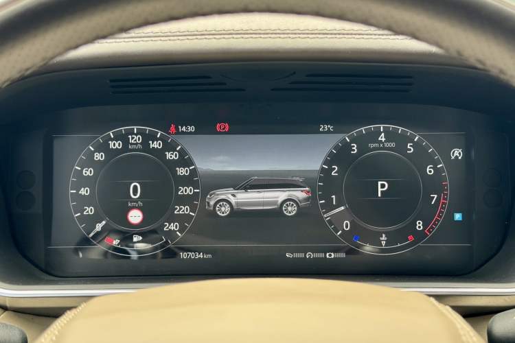 Used Land Rover Range Sport 2018 3.0 SC V6 Fēngshàng Chuàngshì Edition DYNAMIC Odometer Close Up