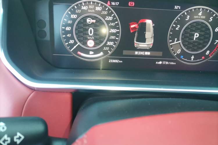 Used Land Rover Range Sport 2018 3.0 SC V6 Fēngshàng Chuàngshì Edition DYNAMIC Odometer Close Up