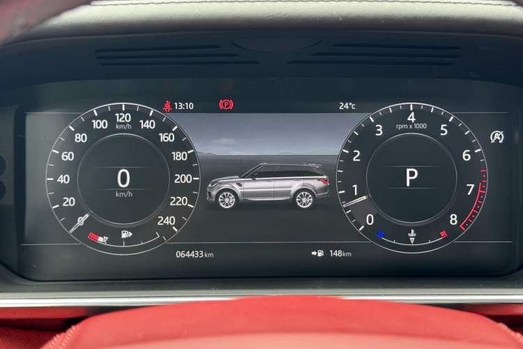 Used Land Rover Range Sport 2018 3.0 SC V6 HSE DYNAMIC Odometer Close Up