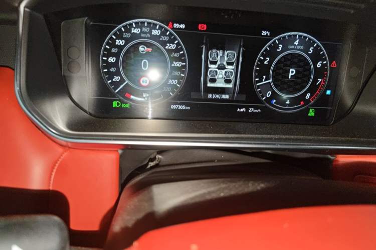 Used Land Rover Range Sport 2018 3.0 SC V6 Fēngshàng Chuàngshì Edition DYNAMIC Odometer Close Up