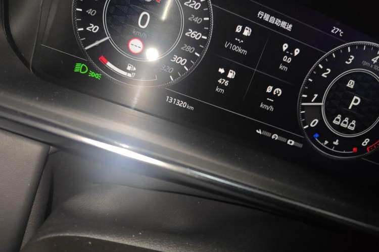 Used Land Rover Range Sport 2018 3.0 SC V6 Fēngshàng Chuàngshì Edition DYNAMIC Odometer Close Up