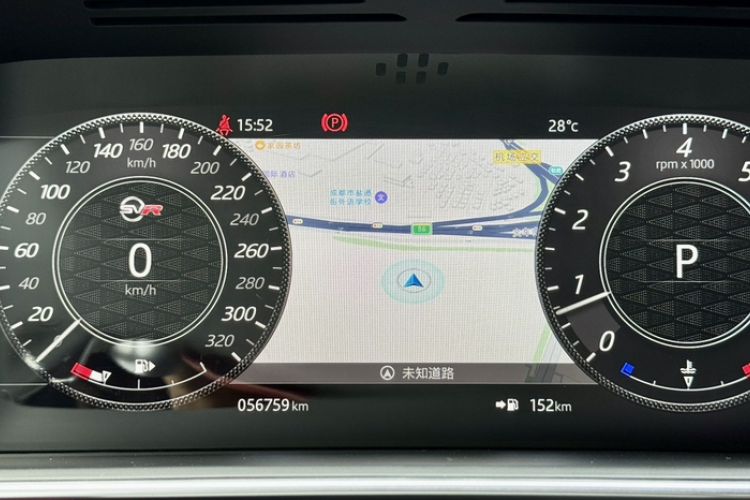 Used Land Rover Range Sport 2018 3.0 SC V6 Fēngshàng Chuàngshì Edition DYNAMIC Odometer Close Up