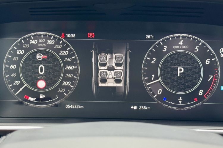 Used Land Rover Range Sport 2018 3.0 SC V6 Fēngshàng Chuàngshì Edition DYNAMIC Odometer Close Up